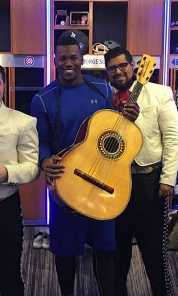 The Cubs hired a mariachi band for their clubhouse on Cinco De Mayo